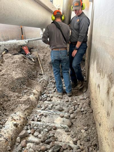 Water Dept Working